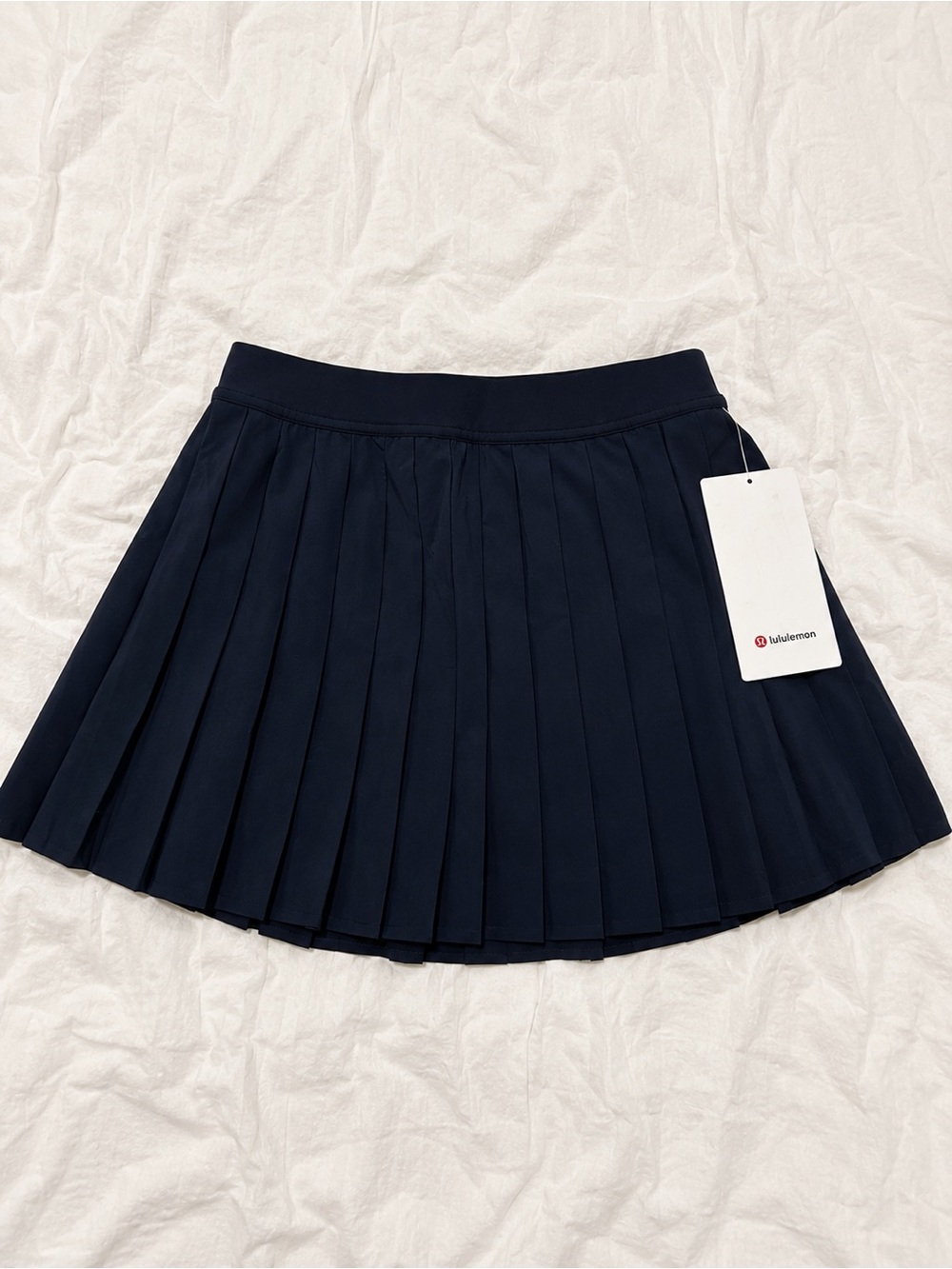 lululemon athletica Navy Pleated Mini Skirt